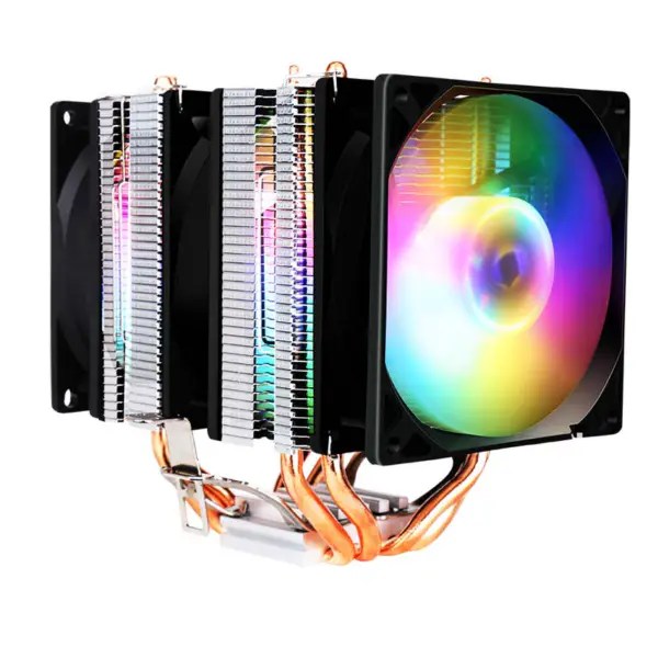 Sama Color Intel 775/115x/1700 4 hőcsövek Triple Pwm ventilátorok Cpu hűtő Frgb Gaming Pc számára