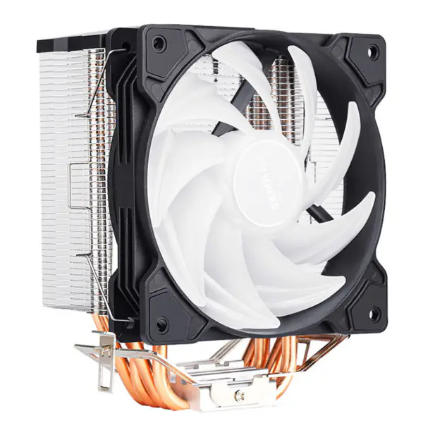 Sama alumínium uszonyok hőelnyelő Cpu levegő hűtő Pc esetre