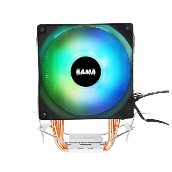 Sama 3 fekete hőcsövek Cpu levegő hűtő laptop Cpu hűtő 35.07cfm Argb hatás Cpu hűtő
