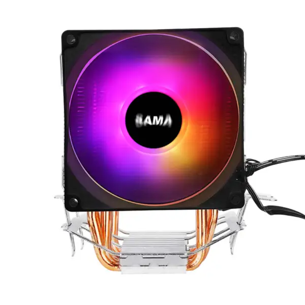 Sama 3 fekete hőcsövek Cpu levegő hűtő laptop Cpu hűtő 35.07cfm Argb hatás Cpu hűtő