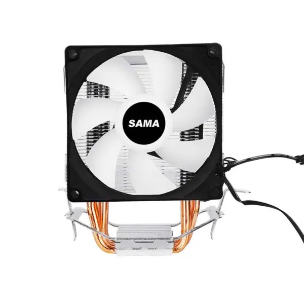 Sama 3 fekete hőcsövek Cpu levegő hűtő laptop Cpu hűtő 35.07cfm Argb hatás Cpu hűtő