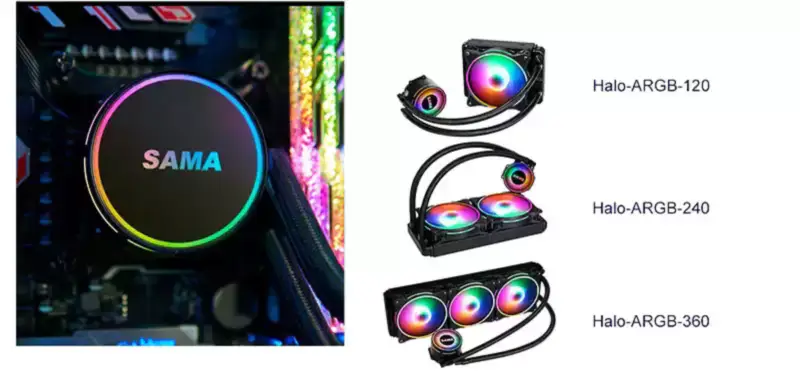 Sama Pc 360 mm-es radiátor folyékony Aio Cpu hűtő Gpu vízhűtő készlet rendszer Cpu számára