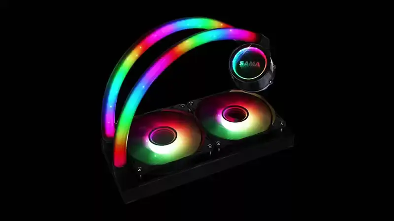 Sama testreszabott 240mm Rgb világítás folyékony Aio Cooler Cpu folyadékhűtő vízhűtés folyadékhűtő folyadékhűtő Pc-hez
