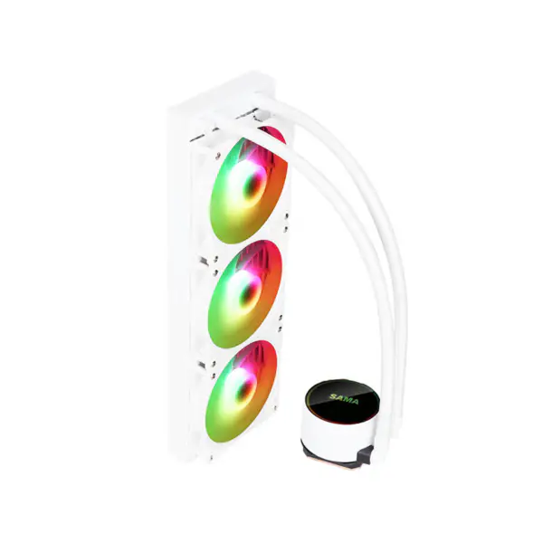 Sma kijelző Cpu maghőmérsékletű folyadékhűtő 50000hrs Cpu hűtő Rgb testreszabható logó Argb Cpu hűtés