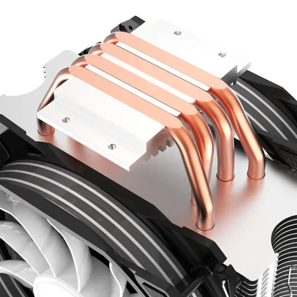 Alseye 120 mm-es kettős ventilátor 4 hőcső Rgb Cpu hűtő Aura