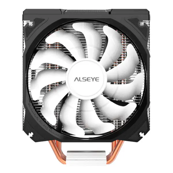 Alseye 120 mm-es kettős ventilátor 4 hőcső Rgb Cpu hűtő Aura
