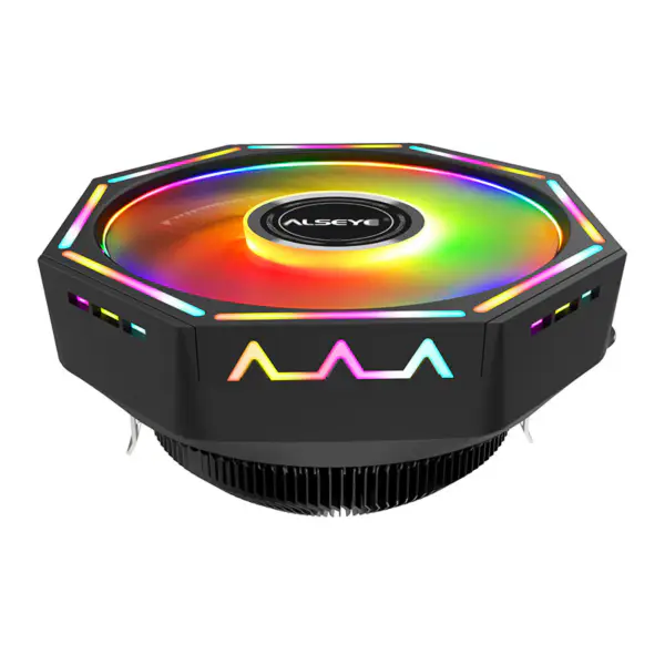 Alseye 120mm hűtőborda Rgb hűtőventilátor Cpu hűtő 775/115x/1200