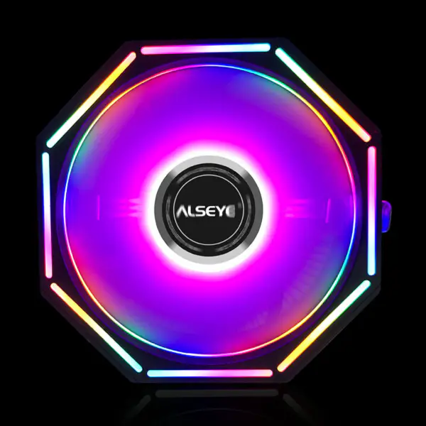 Alseye 120mm hűtőborda Rgb hűtőventilátor Cpu hűtő 775/115x/1200