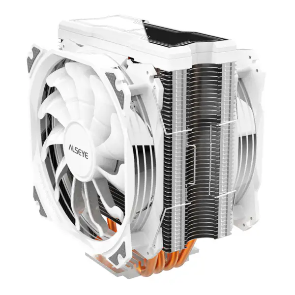 Alseye 4 hőcső 120mm szinkronizált kettős ventilátor torony Argb Cpu léghűtés ventilátor