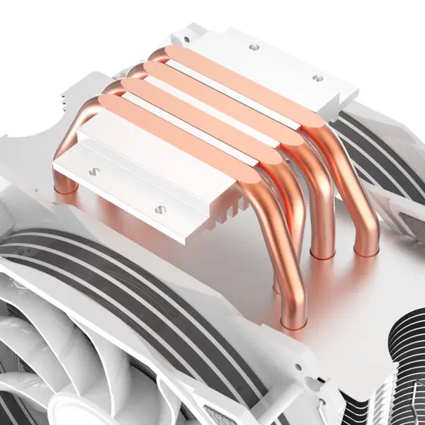 Alseye 4 hőcső 120mm szinkronizált kettős ventilátor torony Argb Cpu léghűtés ventilátor