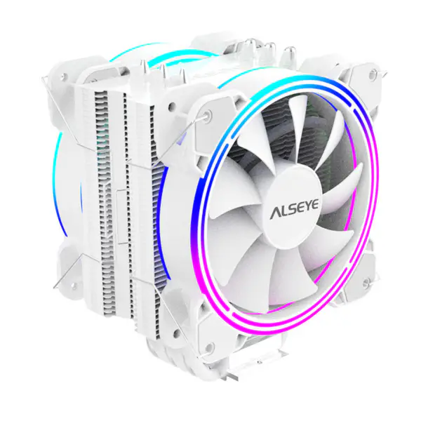 Alseye 6pipes 120mm hűtőborda kettős ventilátor Argb Cpu ventilátor hűtő