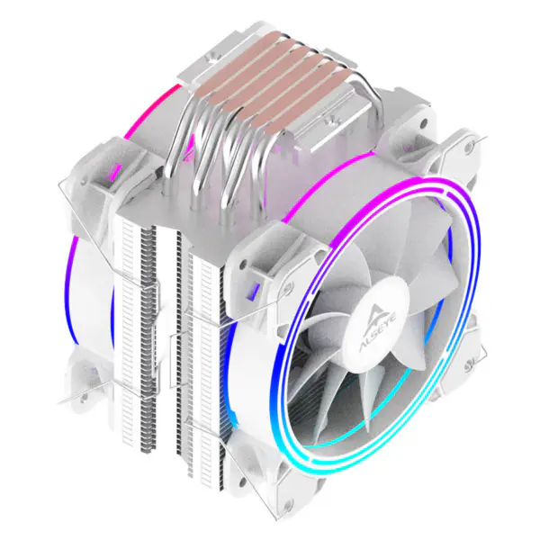 Alseye 6pipes 120mm hűtőborda kettős ventilátor Argb Cpu ventilátor hűtő
