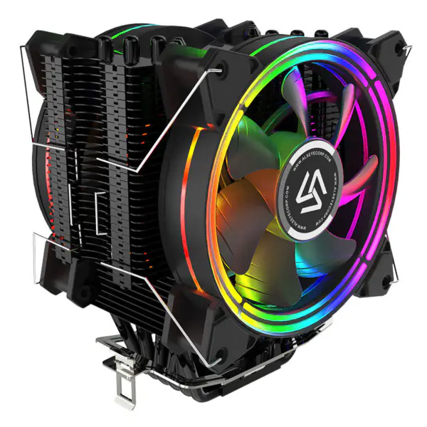 Amazon Legkelendőbb Tdp 180w Gaming Case Cpu hűtő 120mm Pwm Case Fan hőcsövek univerzális platform Pc léghűtő