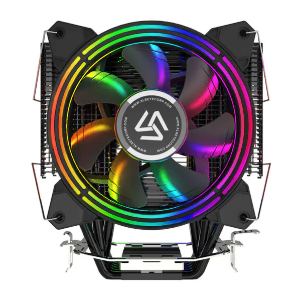 Amazon Legkelendőbb Tdp 180w Gaming Case Cpu hűtő 120mm Pwm Case Fan hőcsövek univerzális platform Pc léghűtő