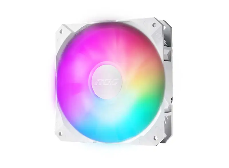 AsUs Rog Strix Lc Ii 240 Argb White Edition 2fans integrált vízhűtéses radiátor Cpu hűtőventilátor ventilátor